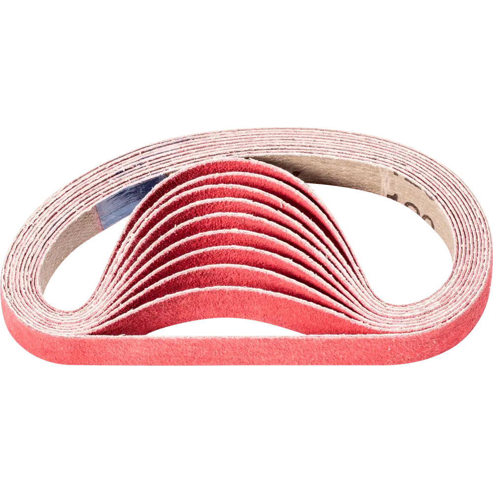 Produktfoto 1 von PFERD TOOLS Keramikkorn Schleifband BA 12x305 mm CO-COOL120 für Edelstahl-Schliff mit Bandschleifer (100), 100 Stk.