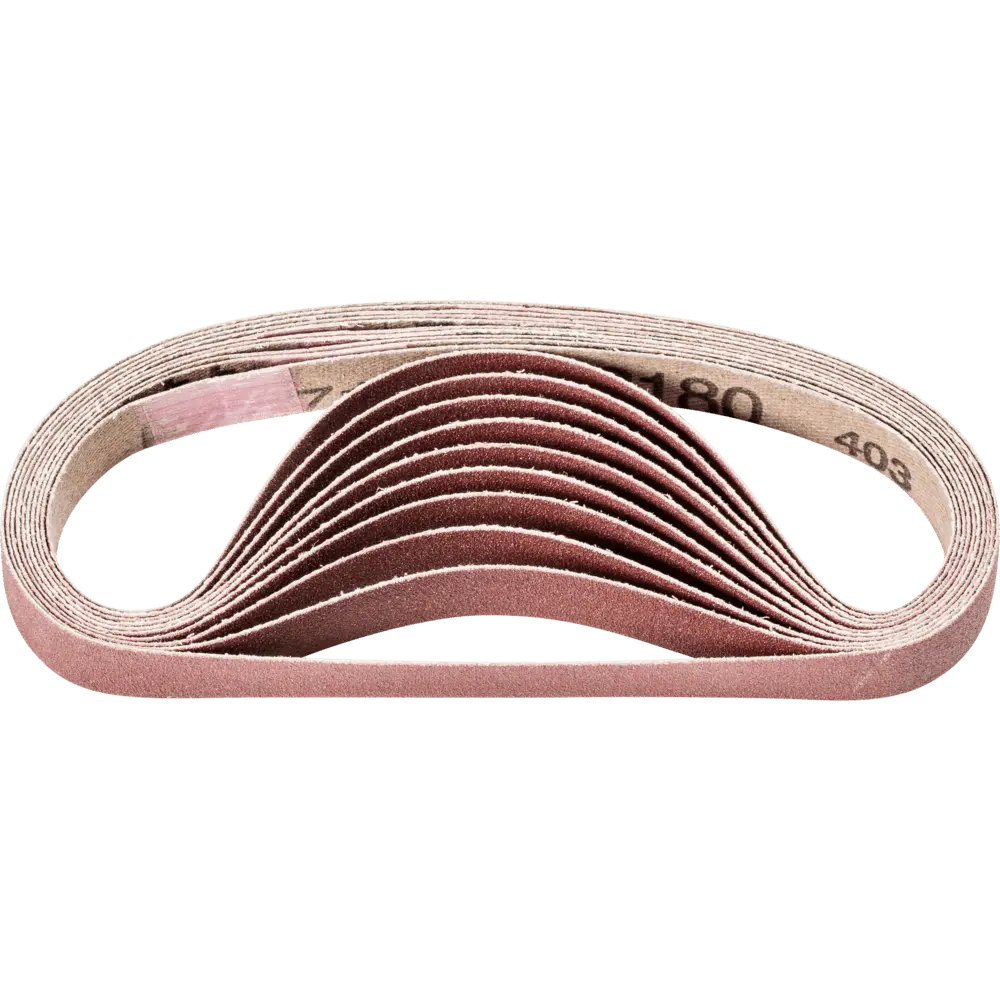Produktfoto 1 von PFERD TOOLS Korund Schleifband BA 12x305 mm A180 für universelle Anwendung mit Bandschleifer, 100 Stk.