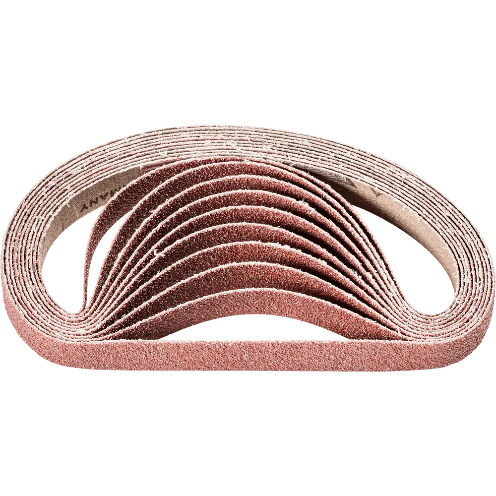 Produktfoto 1 von PFERD TOOLS Korund Schleifband BA 12x305 mm A60 für universelle Anwendung mit Bandschleifer, 100 Stk.