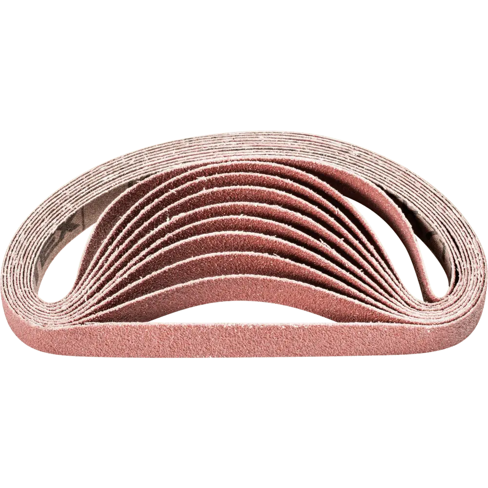 Produktfoto 1 von PFERD TOOLS Korund Schleifband BA 12x305 mm A80 für universelle Anwendung mit Bandschleifer, 100 Stk.