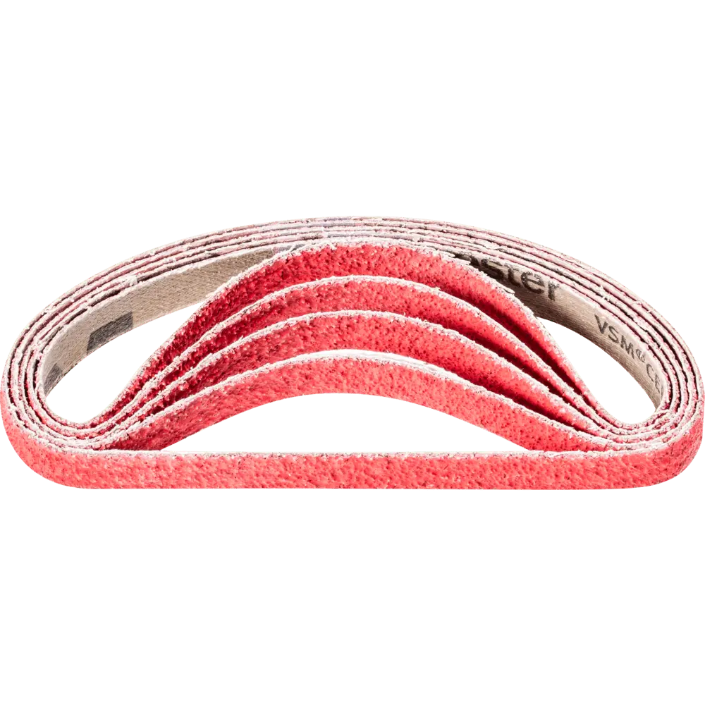 Produktfoto 1 von PFERD TOOLS Keramikkorn Schleifband BA 12x330mm CO-COOL40 für Edelstahl-Schliff mit Bandschleifer, 100 Stk.