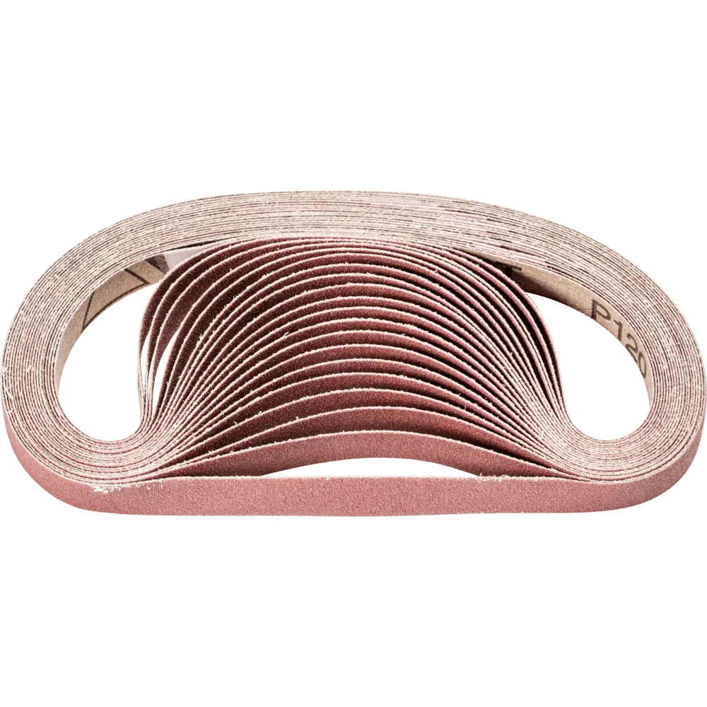Produktfoto 1 von PFERD TOOLS Korund Schleifband BA 13x457 mm A120 für universelle Anwendung mit Bandschleifer, 100 Stk.