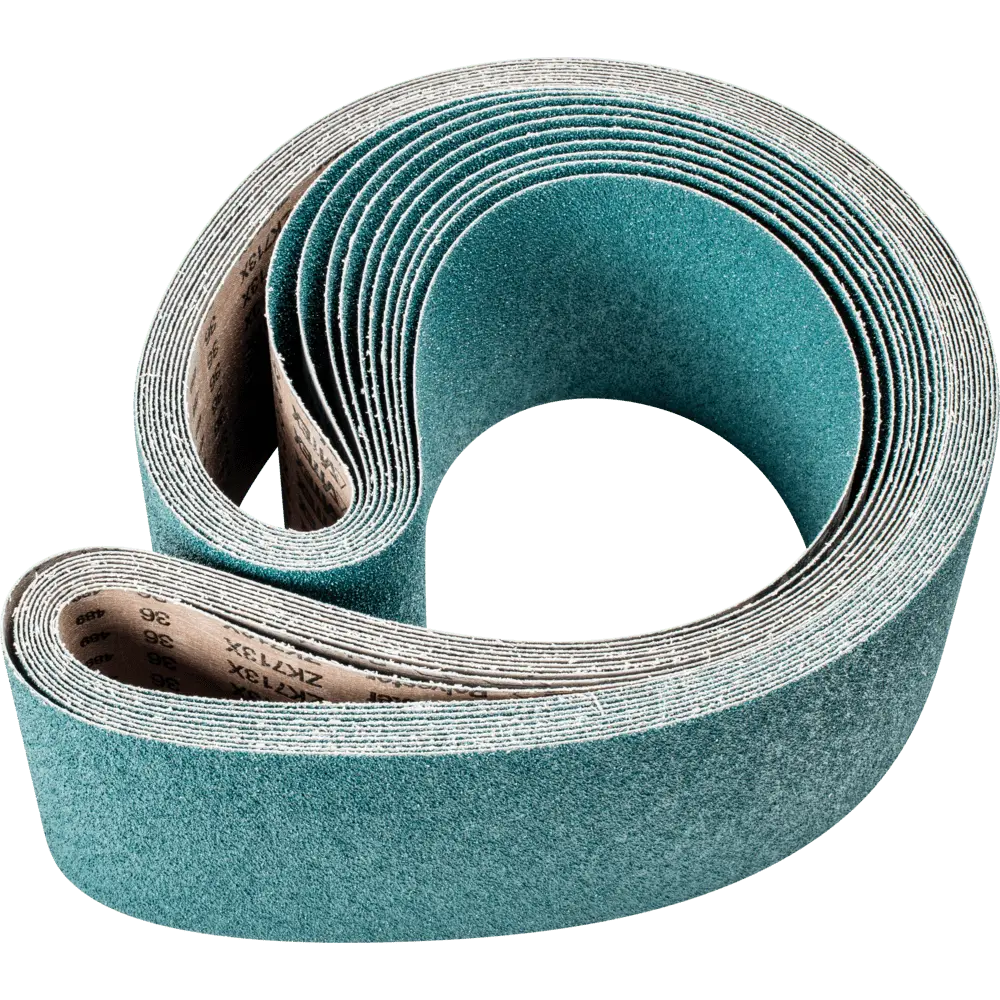 Produktfoto 1 von PFERD TOOLS Zirkon Schleifband BA 150x2000mm Z36 für hohen Abtrag mit Bandschleifer, 10 Stk.