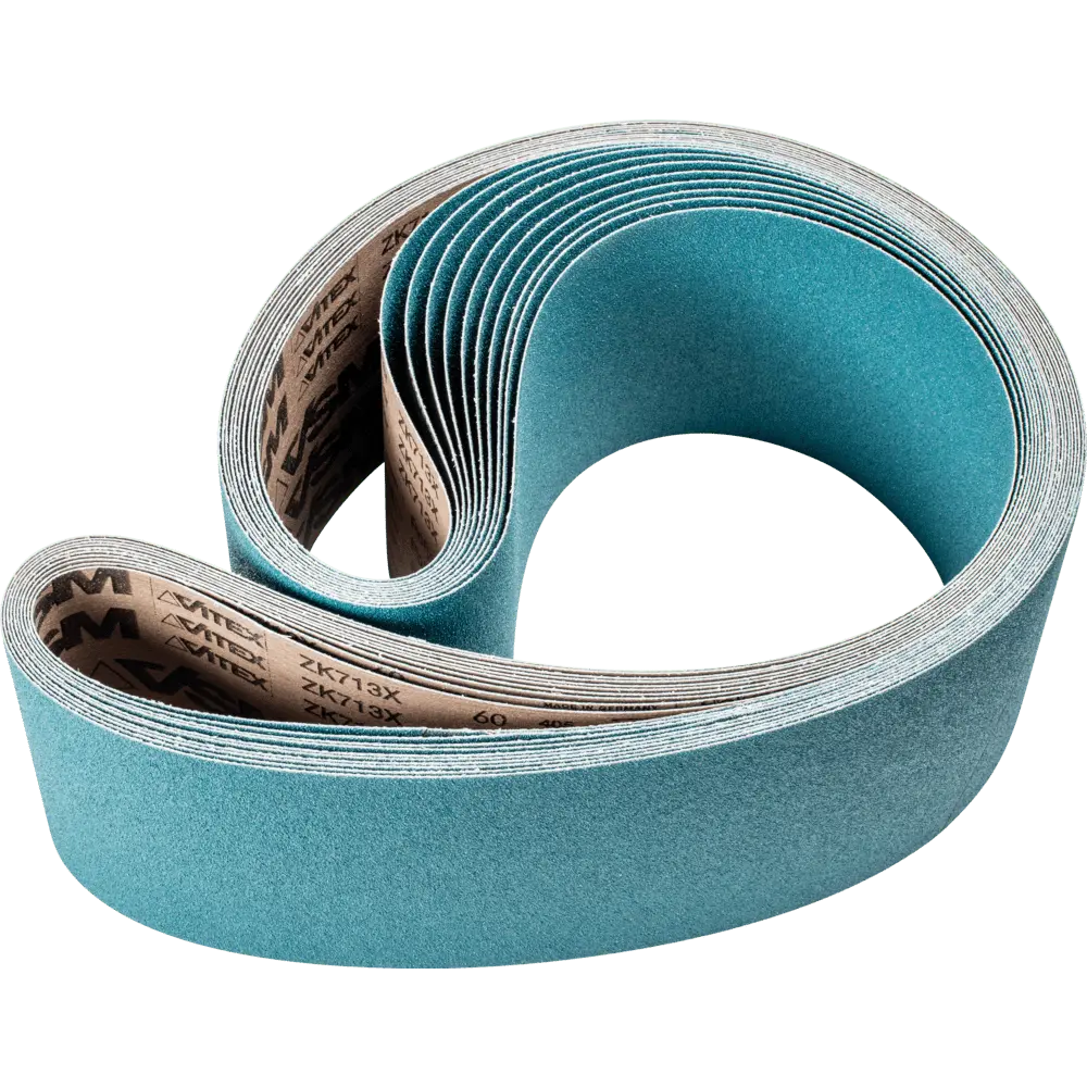 Produktfoto 1 von PFERD TOOLS Zirkon Schleifband BA 150x2000mm Z60 für hohen Abtrag mit Bandschleifer, 10 Stk.