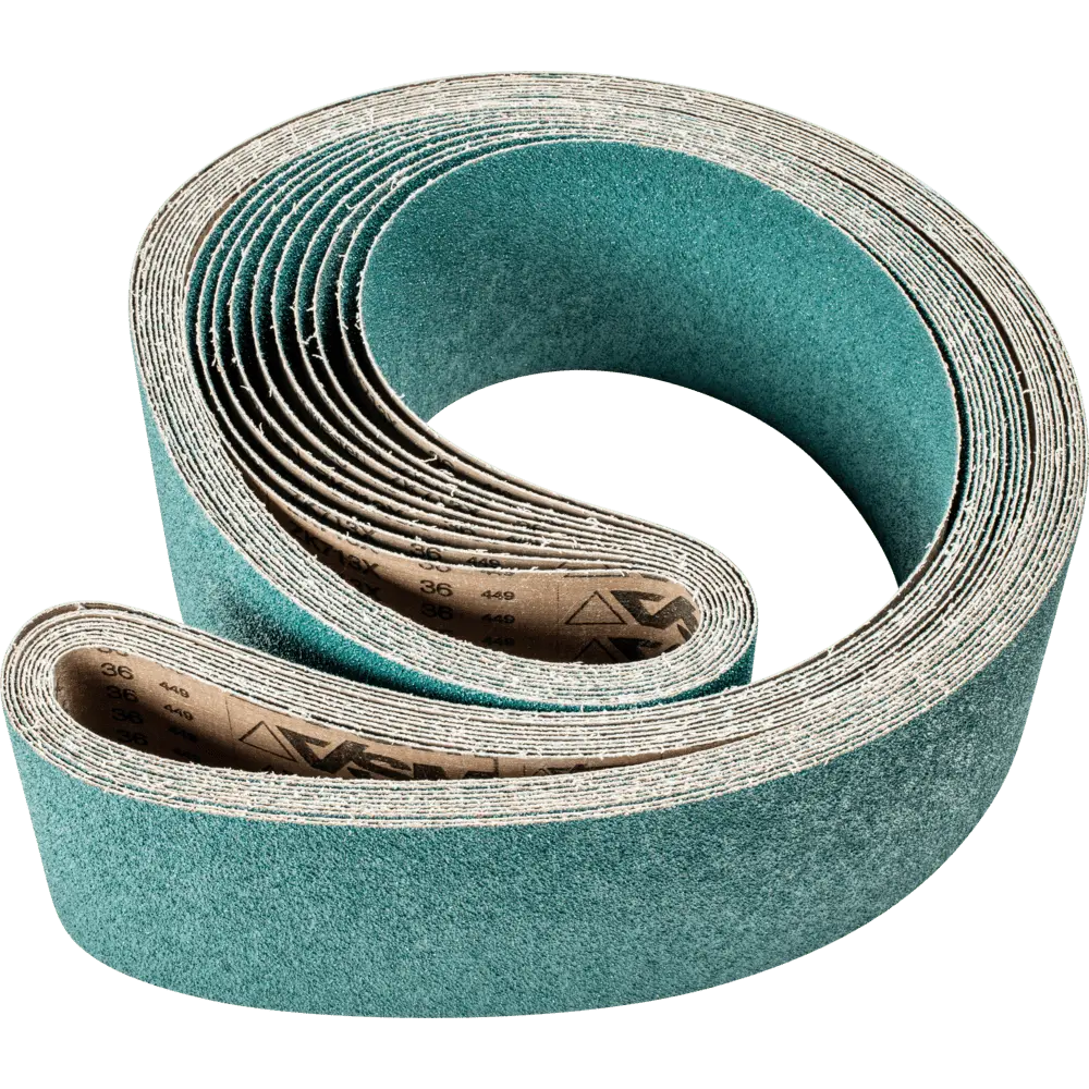 Produktfoto 1 von PFERD TOOLS Zirkon Schleifband BA 150x2500mm Z36 für hohen Abtrag mit Bandschleifer, 10 Stk.
