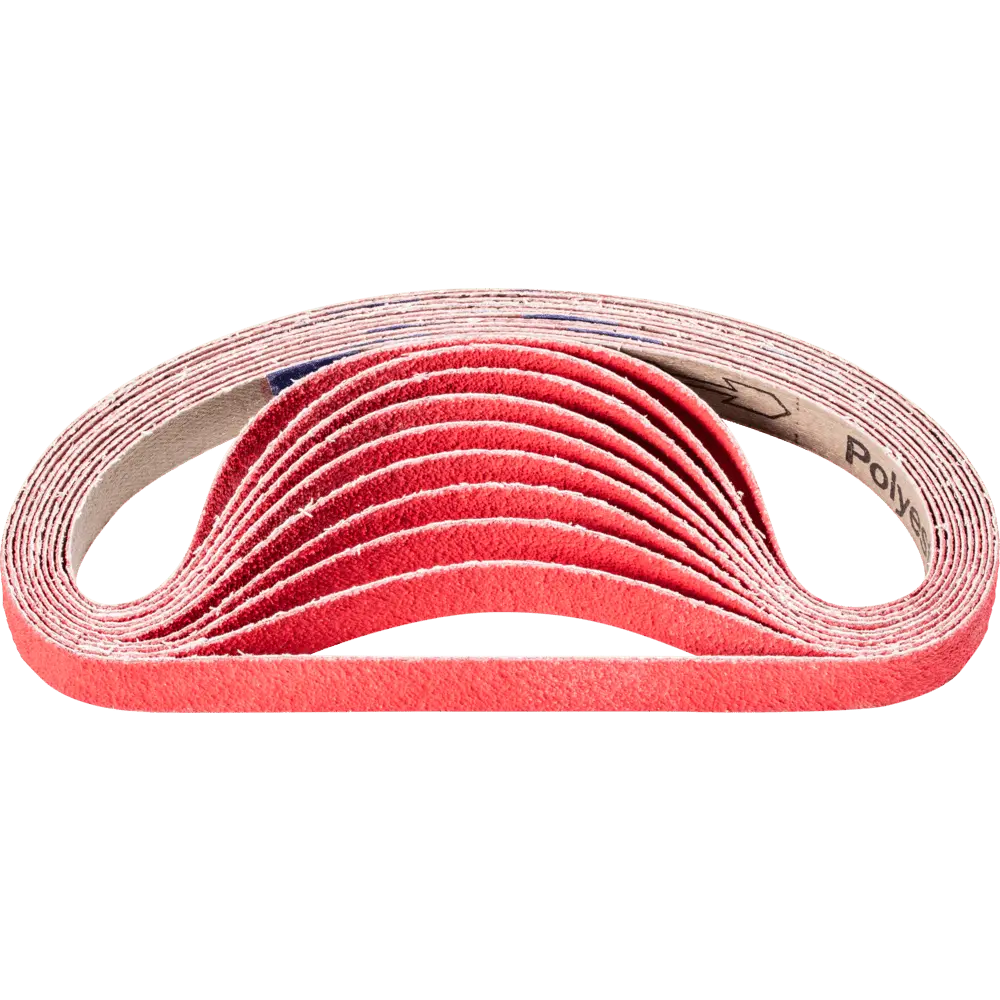 Produktfoto 1 von PFERD TOOLS Keramikkorn Schleifband BA 16x480mm CO-COOL60 für Edelstahl-Schliff mit Bandschleifer, 50 Stk.