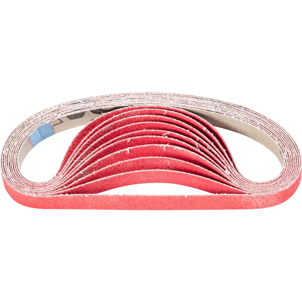 Produktfoto 1 von PFERD TOOLS Keramikkorn Schleifband BA 16x520mm CO-COOL60 für Edelstahl-Schliff mit Bandschleifer, 50 Stk.