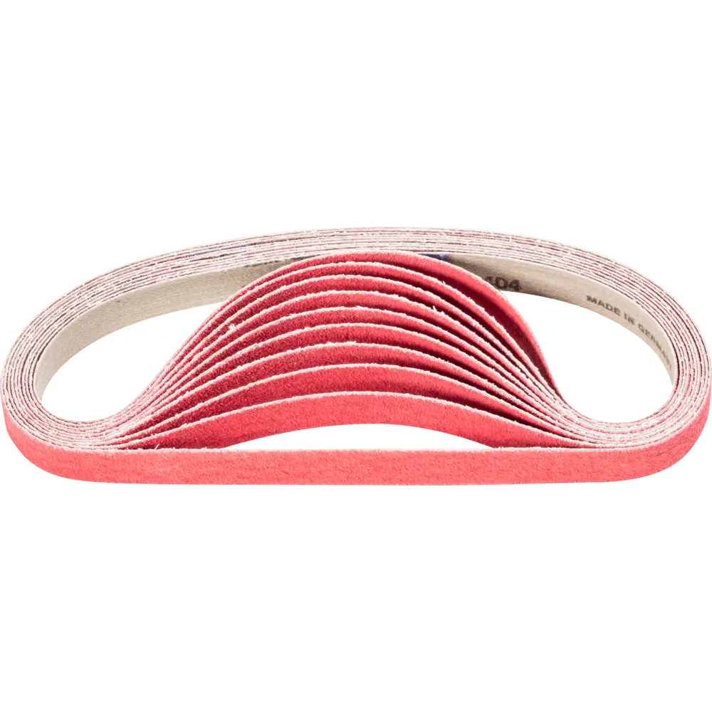 Produktfoto 1 von PFERD TOOLS Keramikkorn Schleifband BA 16x520mm CO-COOL80 für Edelstahl-Schliff mit Bandschleifer, 50 Stk.