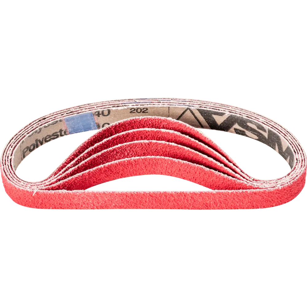 Produktfoto 1 von PFERD TOOLS Keramikkorn Schleifband BA 20x480mm CO-COOL40 für Edelstahl-Schliff mit Bandschleifer, 20 Stk.