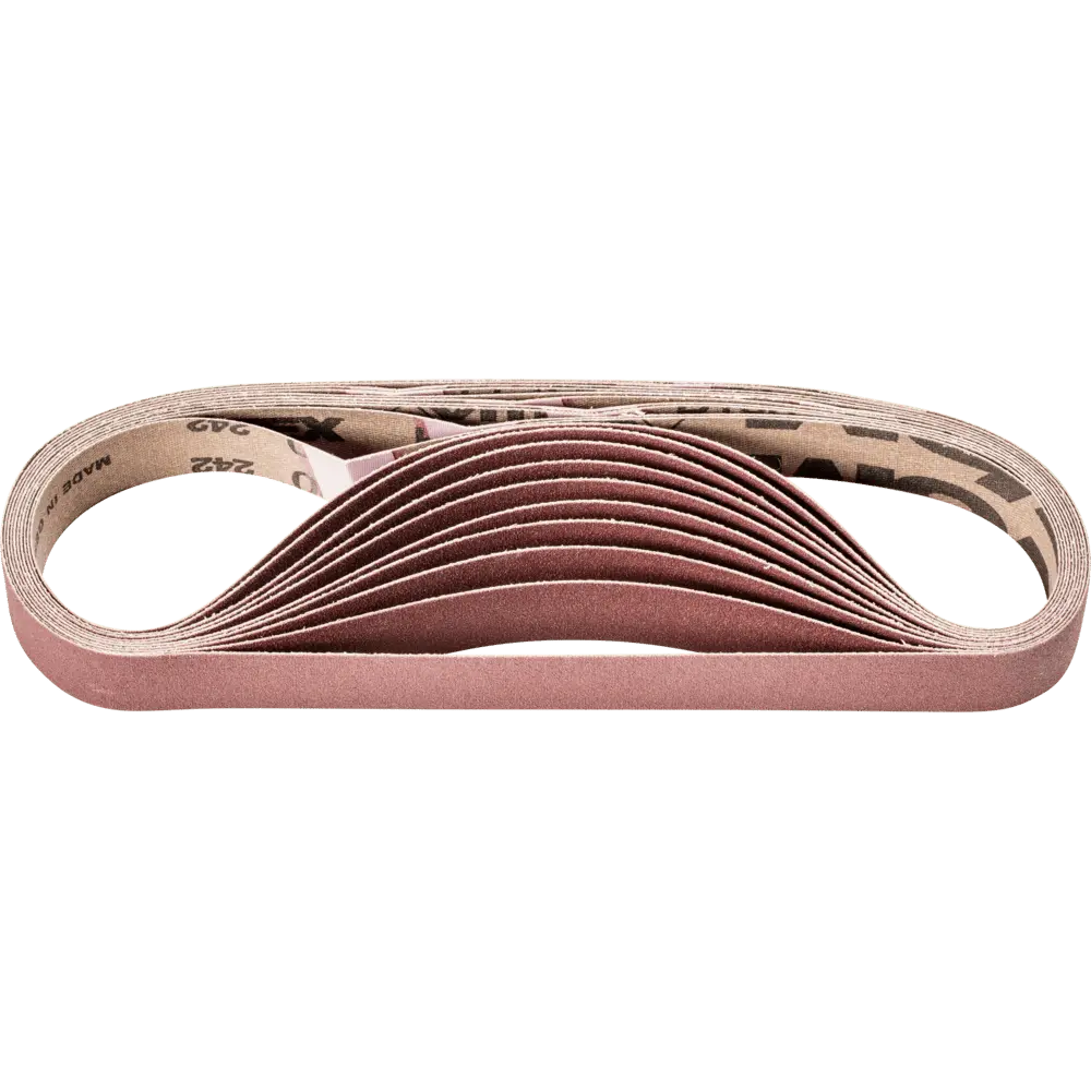 Produktfoto 1 von PFERD TOOLS Korund Schleifband BA 20x480mm A180 für universelle Anwendung mit Bandschleifer, 10 Stk.