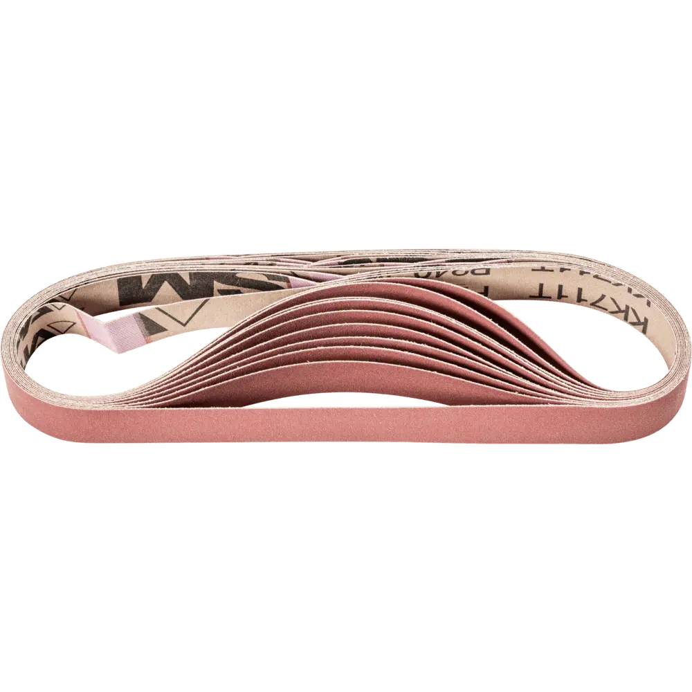 Produktfoto 1 von PFERD TOOLS Korund Schleifband BA 20x480mm A240 für universelle Anwendung mit Bandschleifer, 10 Stk.