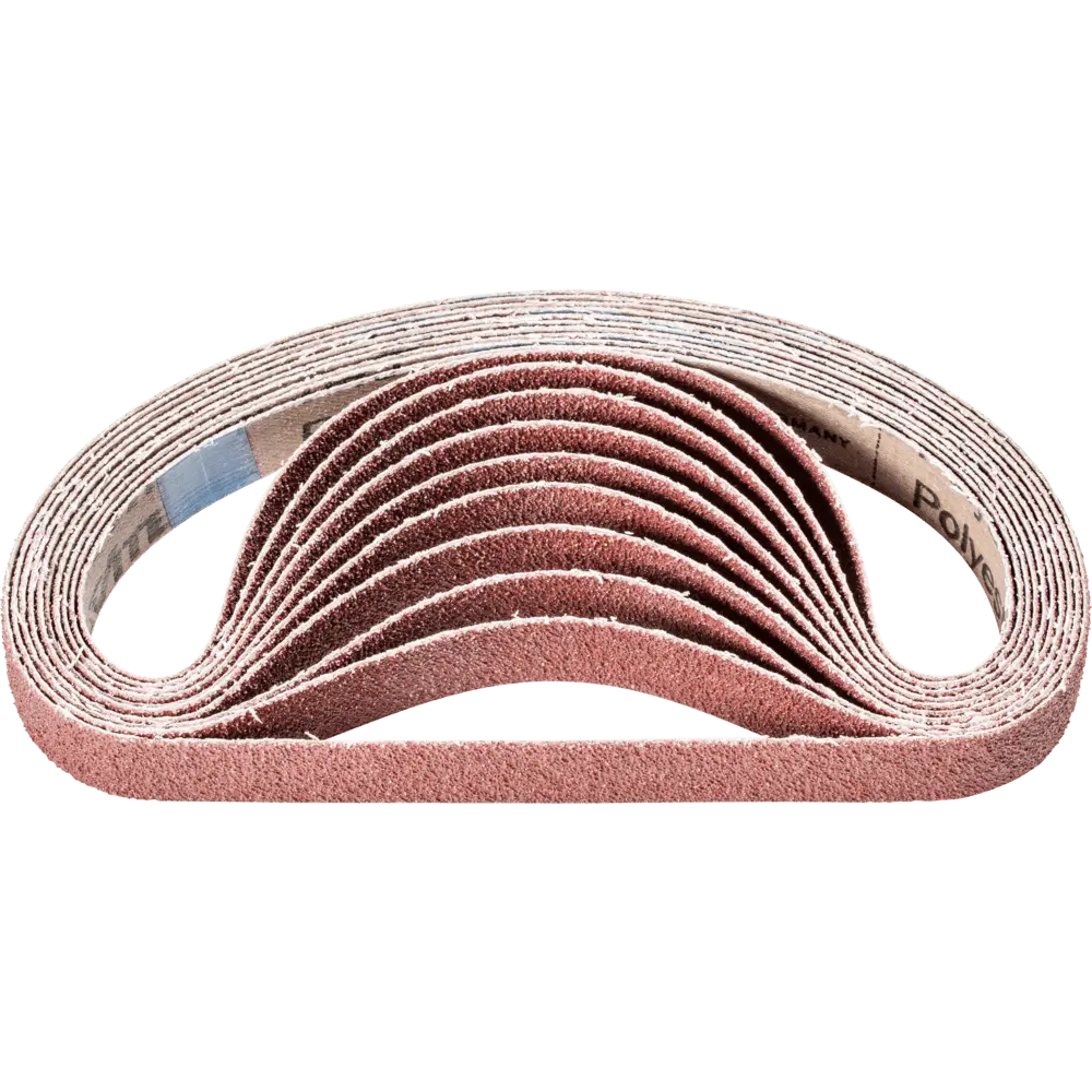 Produktfoto 1 von PFERD TOOLS Korund Schleifband BA 20x480mm A40 für universelle Anwendung mit Bandschleifer, 10 Stk.