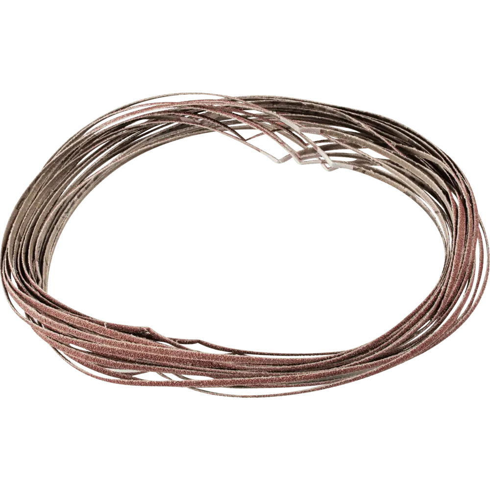 Produktfoto 1 von PFERD TOOLS Korund Schleifband BA 3x520mm A60 für universelle Anwendung mit Bandschleifer, 100 Stk.