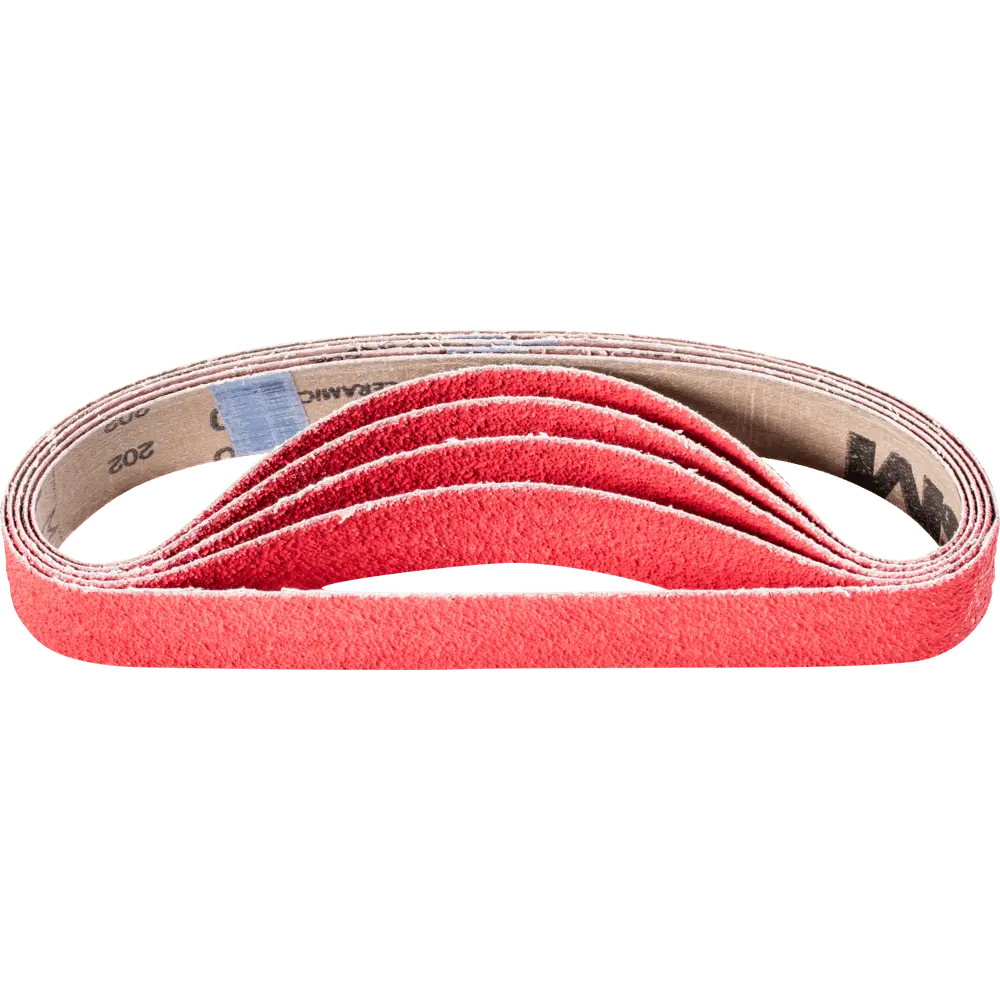 Produktfoto 1 von PFERD TOOLS Keramikkorn Schleifband BA 30x533 mm CO-COOL40 für Edelstahl-Schliff mit Rohrbandschleifer, 20 Stk.