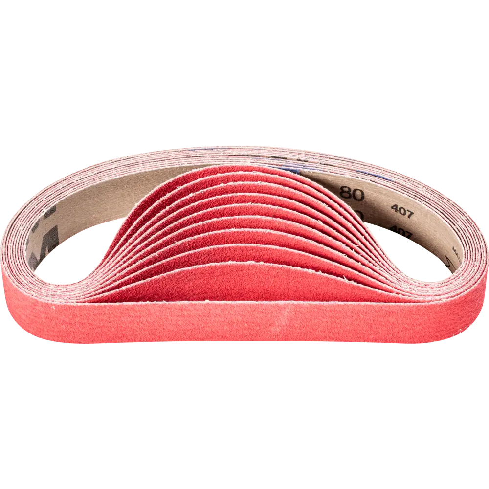 Produktfoto 1 von PFERD TOOLS Keramikkorn Schleifband BA 30x533 mm CO-COOL80 für Edelstahl-Schliff mit Rohrbandschleifer, 20 Stk.