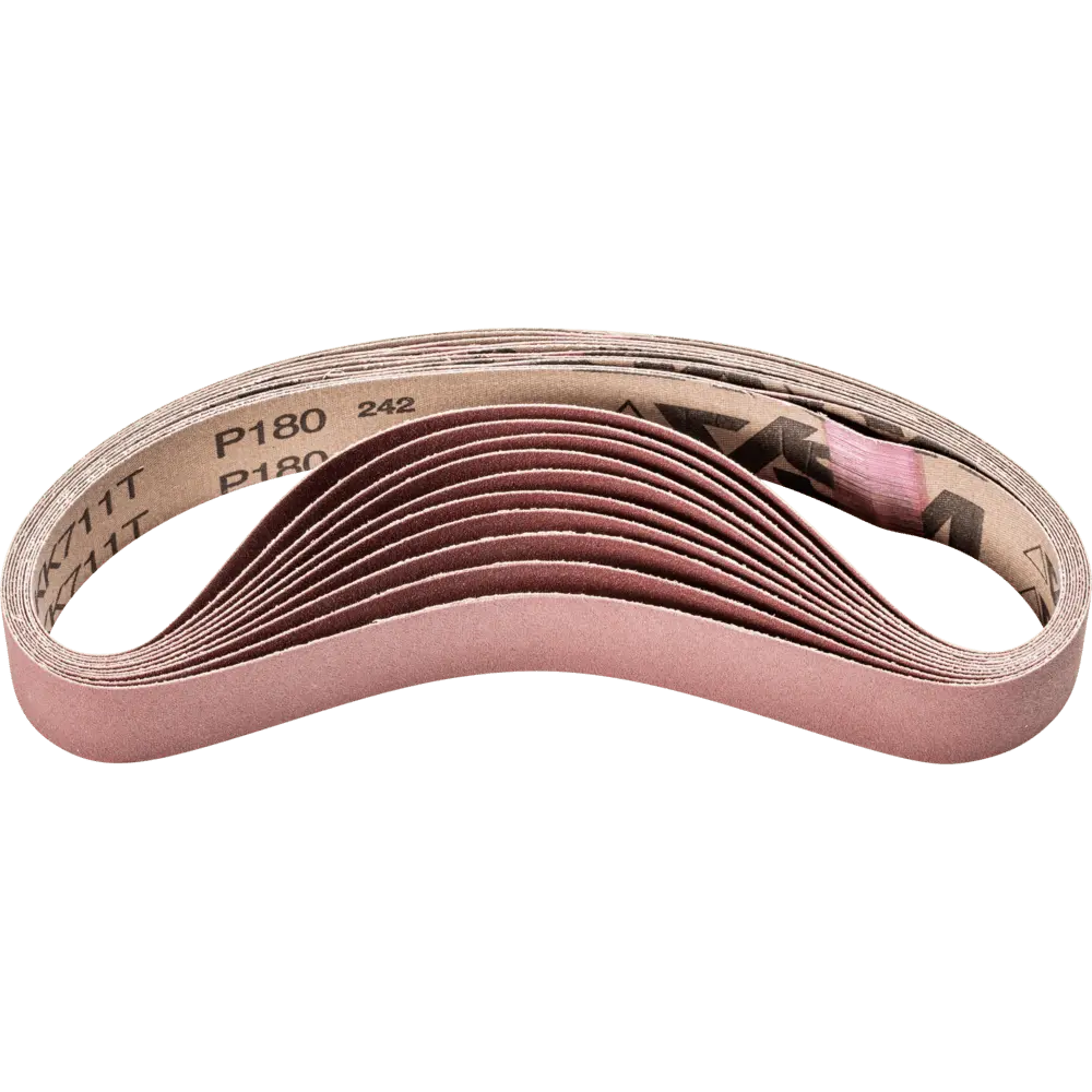 Produktfoto 1 von PFERD TOOLS Korund Schleifband BA 30x533 mm A180 für universelle Anwendung mit Rohrbandschleifer, 20 Stk.