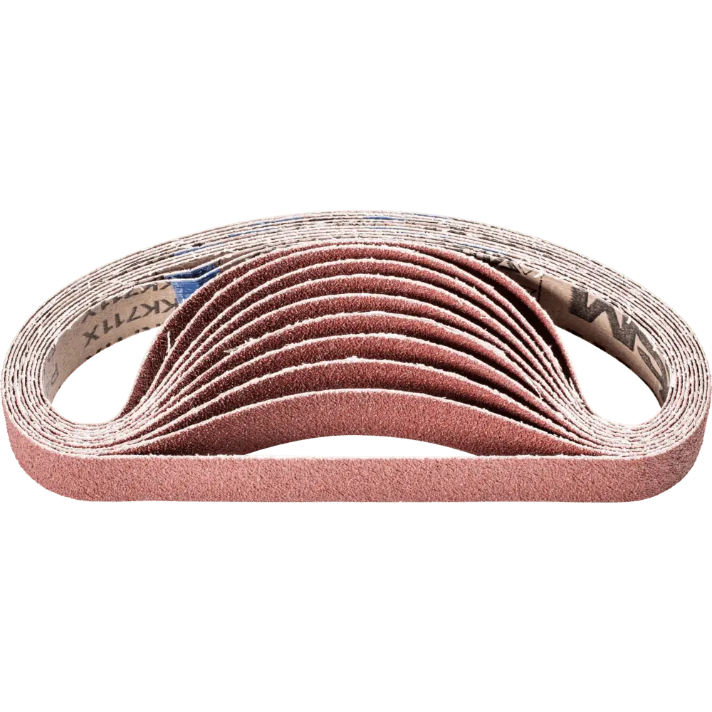 PFERD TOOLS Korund Schleifband BA 30x610mm A40 für universelle Anwendung mit Rohrbandschleifer, 10 Stk.