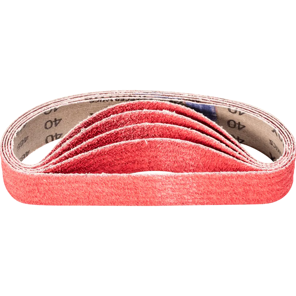 Produktfoto 1 von PFERD TOOLS Keramikkorn Schleifband BA 35x450mm CO-COOL40 für Edelstahl-Schliff mit Rohrbandschleifer, 20 Stk.
