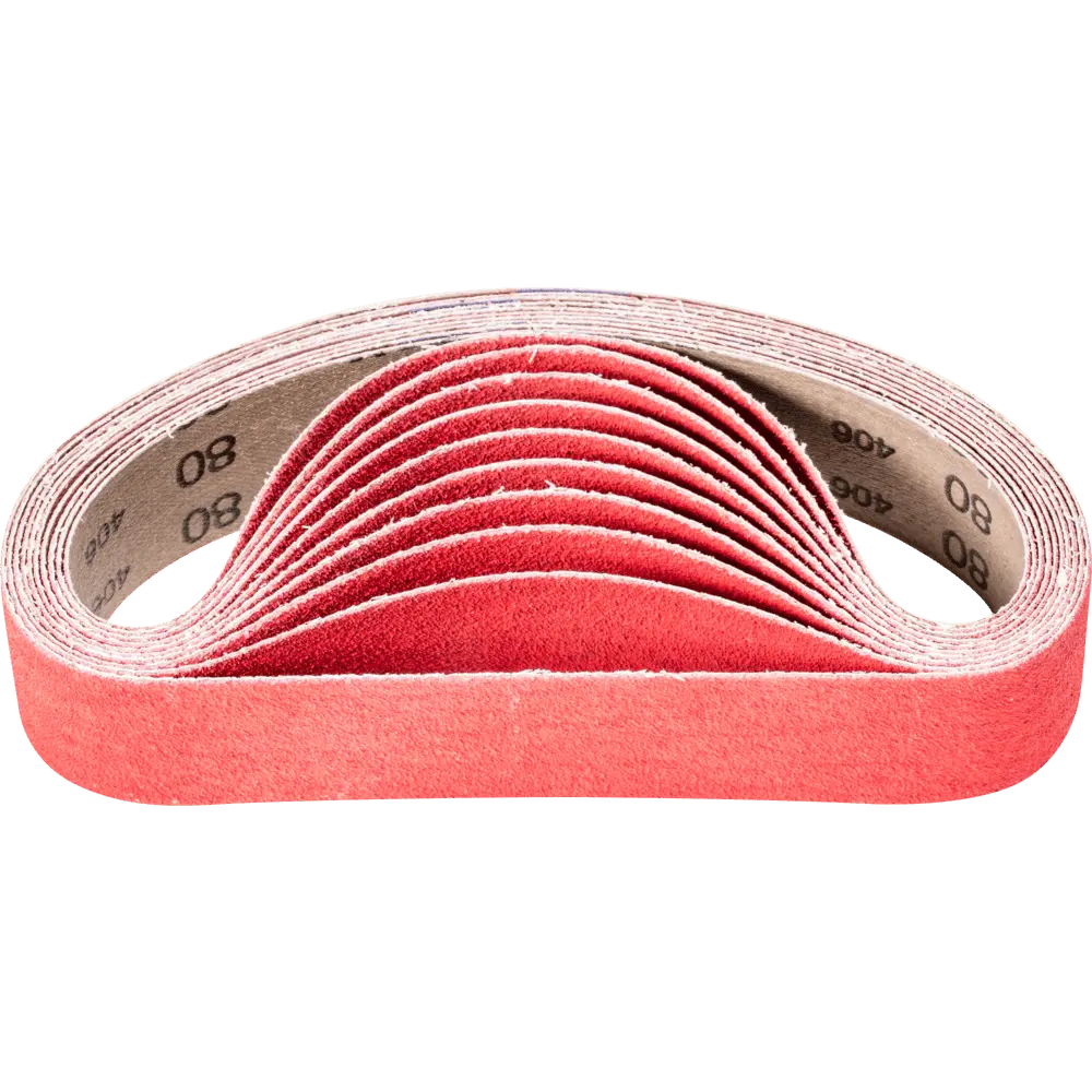 Produktfoto 1 von PFERD TOOLS Keramikkorn Schleifband BA 35x450mm CO-COOL80 für Edelstahl-Schliff mit Rohrbandschleifer, 20 Stk.