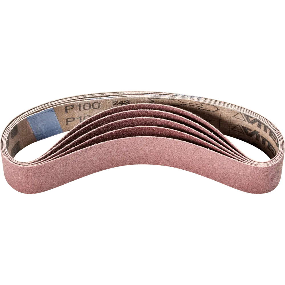 Produktfoto 1 von PFERD TOOLS Korund Schleifband BA 35x450mm A100 für universelle Anwendung mit Rohrbandschleifer, 20 Stk.