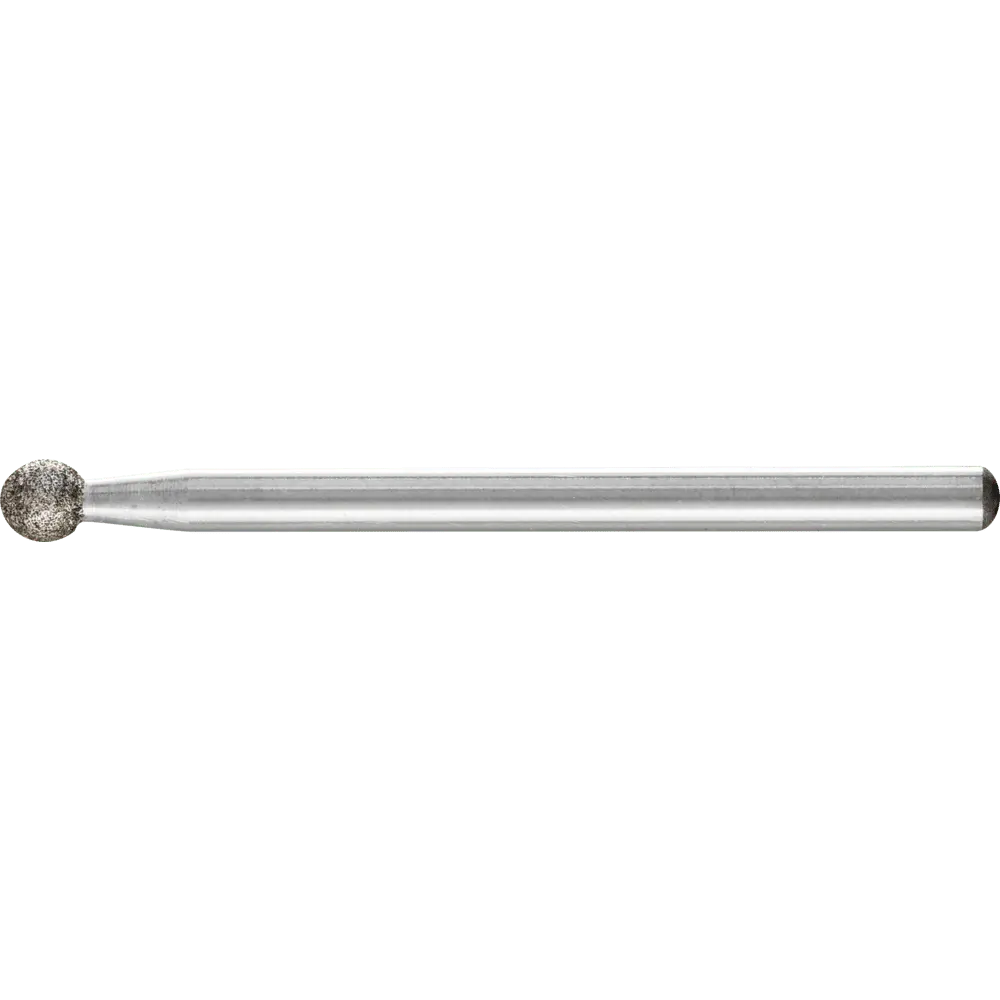Produktfoto 1 von PFERD TOOLS CBN-Schleifstift Kugel Ø 4,0mm Schaft-Ø 3 mm B126 (mittel) zum Gravieren und Entgraten, 5 Stk.