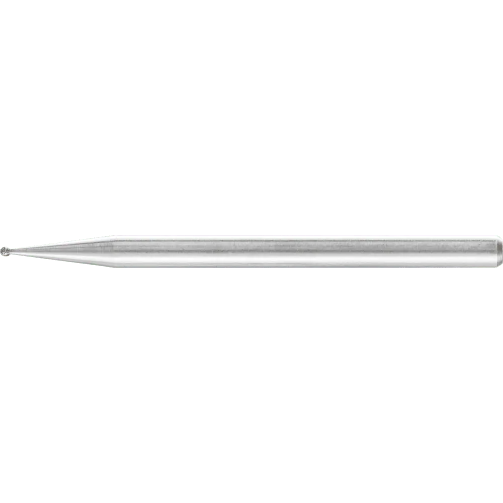 Produktfoto 1 von PFERD TOOLS CBN-Schleifstift Kugel Ø 1,0mm Schaft-Ø 3 mm B126 (mittel) zum Gravieren und Entgraten, 5 Stk.