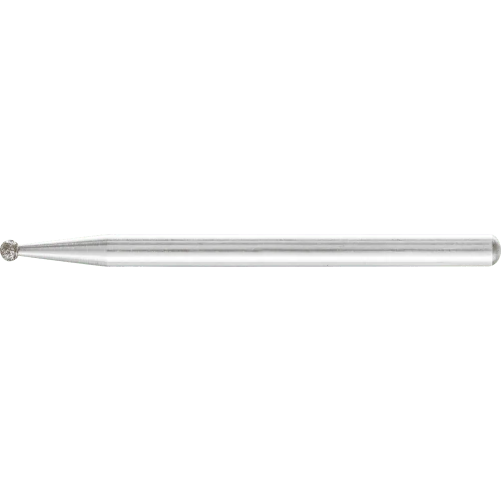 Produktfoto 1 von PFERD TOOLS CBN-Schleifstift Kugel Ø 2,0mm Schaft-Ø 3 mm B126 (mittel) zum Gravieren und Entgraten, 5 Stk.