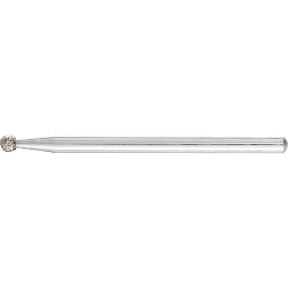 Produktfoto 1 von PFERD TOOLS CBN-Schleifstift Kugel Ø 3,0mm Schaft-Ø 3 mm B126 (mittel) zum Gravieren und Entgraten, 5 Stk.