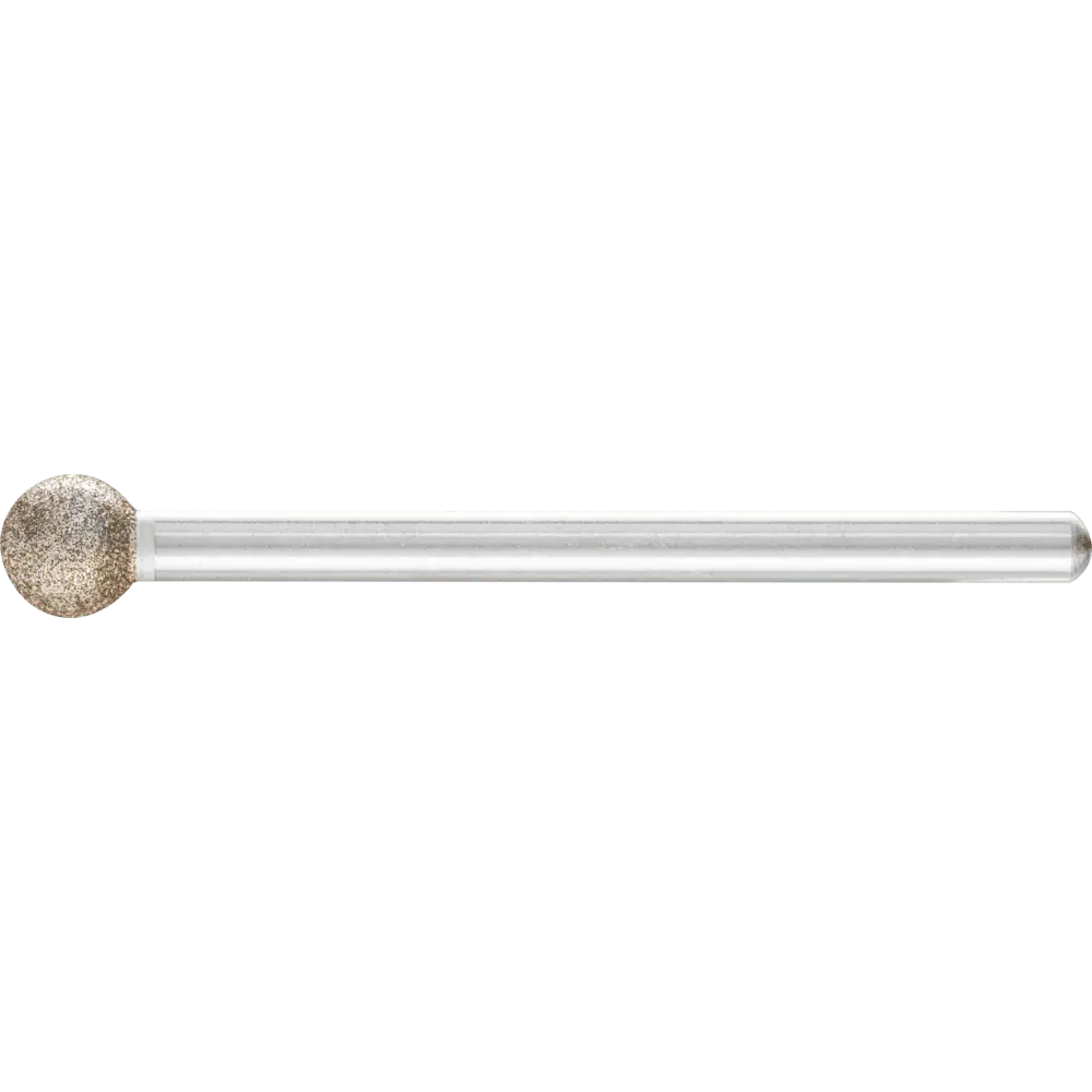 Produktfoto 1 von PFERD TOOLS CBN-Schleifstift Kugel Ø 6,0mm Schaft-Ø 3 mm B126 (mittel) zum Gravieren und Entgraten