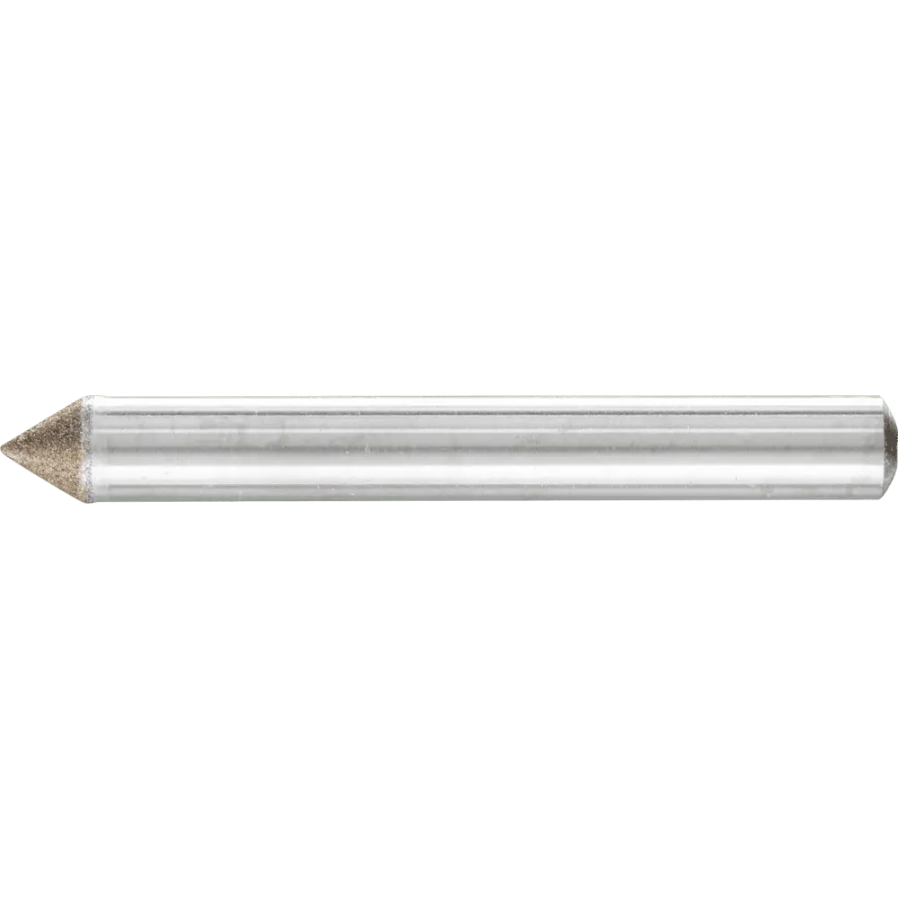 Produktfoto 1 von PFERD TOOLS CBN-Schleifstift Spitzkegel Ø 6x60° Schaft-Ø 6 mm B64 (fein) zum Anfasen/Entgraten/Senken