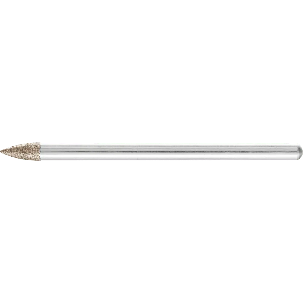 Produktfoto 1 von PFERD TOOLS CBN-Schleifst. Spitzbog.Ø 3x7 mm Schaft-Ø 3 mm B126 (mit.) z. Gravur/Schleifen kl. Öffnungen