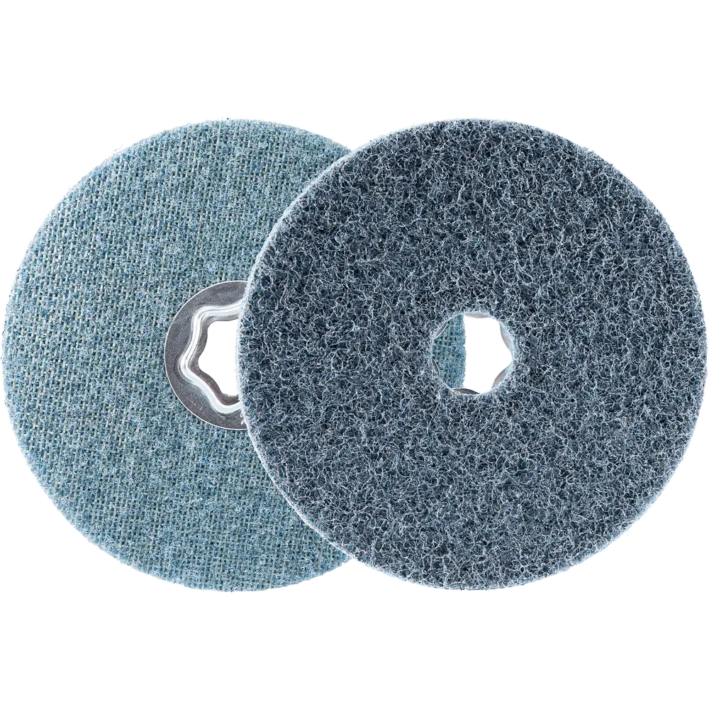 Produktfoto 1 von PFERD TOOLS COMBICLICK harte Vliesronde CC Ø 125 mm A240F für Feinschliff und Finish mit Winkelschleifer (2), 2 Stk.