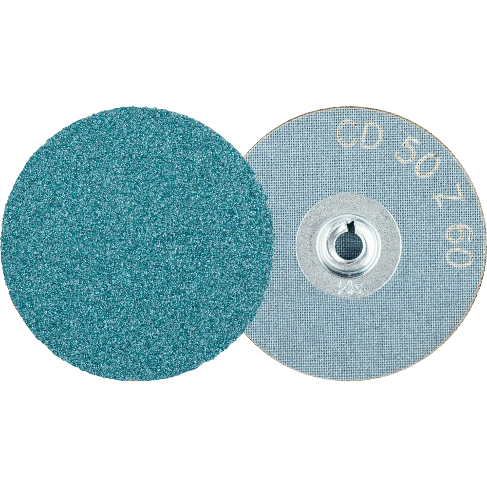 Produktfoto 1 von PFERD TOOLS COMBIDISC Zirkon Schleifblatt CD Ø 50mm Z60 für gehärteten Stahl, 100 Stk.