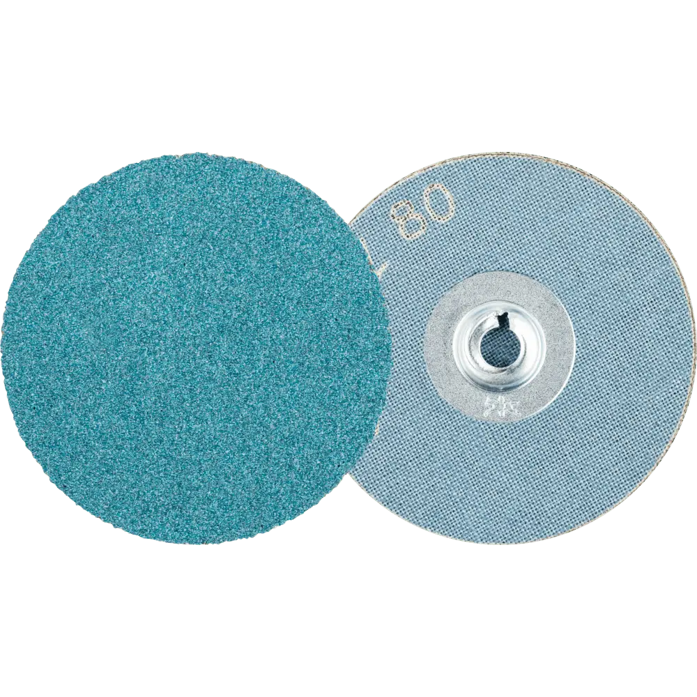 Produktfoto 1 von PFERD TOOLS COMBIDISC Zirkon Schleifblatt CD Ø 50mm Z80 für gehärteten Stahl, 100 Stk.