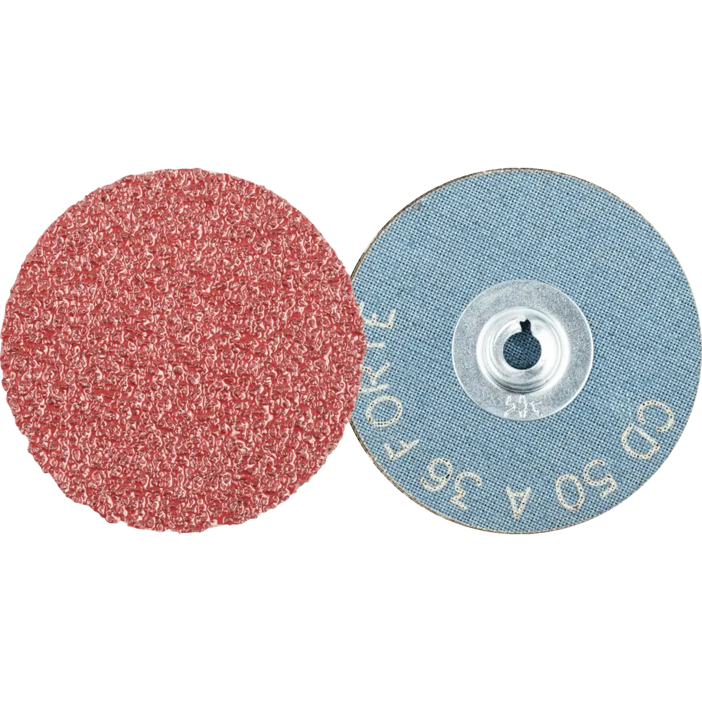 Produktfoto 1 von PFERD TOOLS COMBIDISC Korund Schleifblatt CD Ø 50mm A36 FORTE für hohen Abtrag, 100 Stk.