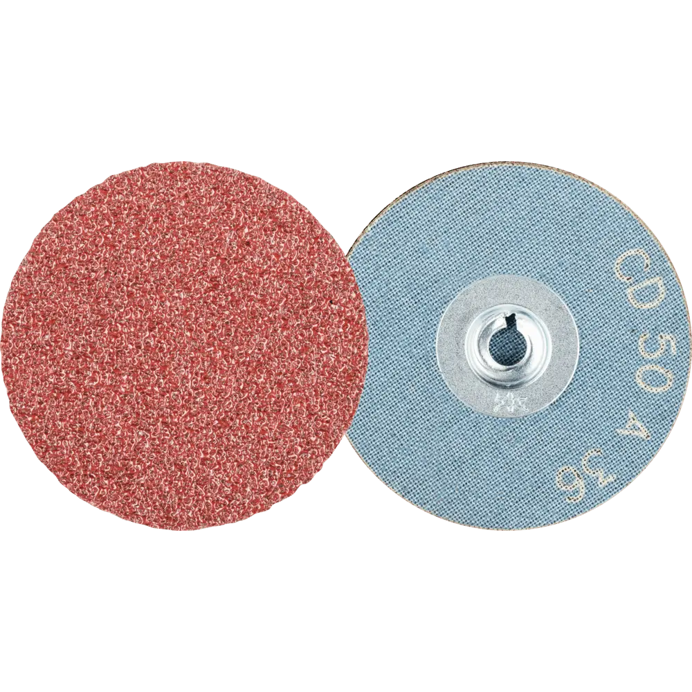 Produktfoto 1 von PFERD TOOLS COMBIDISC Korund Schleifblatt CD Ø 50mm A36 für universelle Anwendungen, 100 Stk.