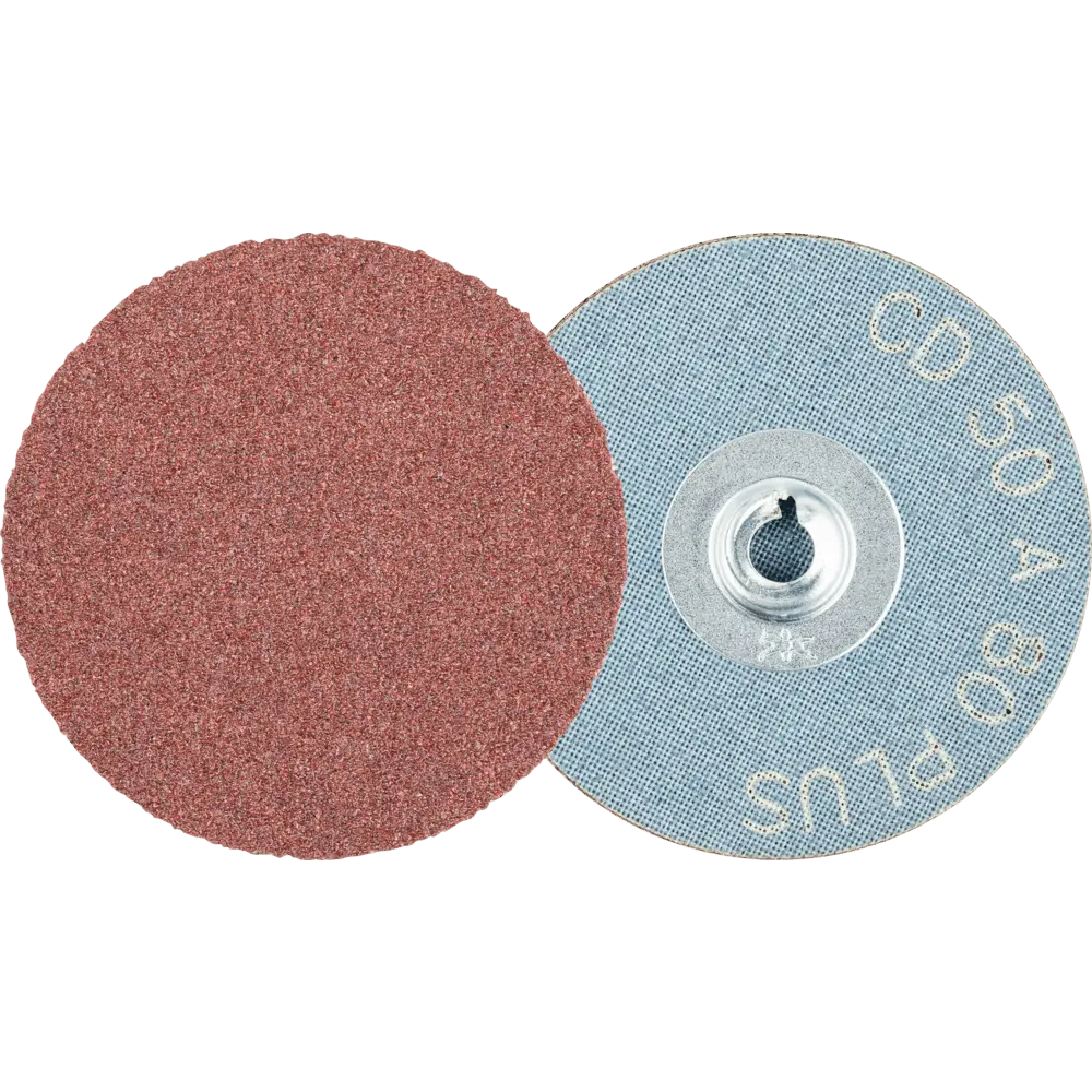 Produktfoto 1 von PFERD TOOLS COMBIDISC Korund Schleifblatt CD Ø 50mm A80 PLUS für robuste Anwendung, 100 Stk.