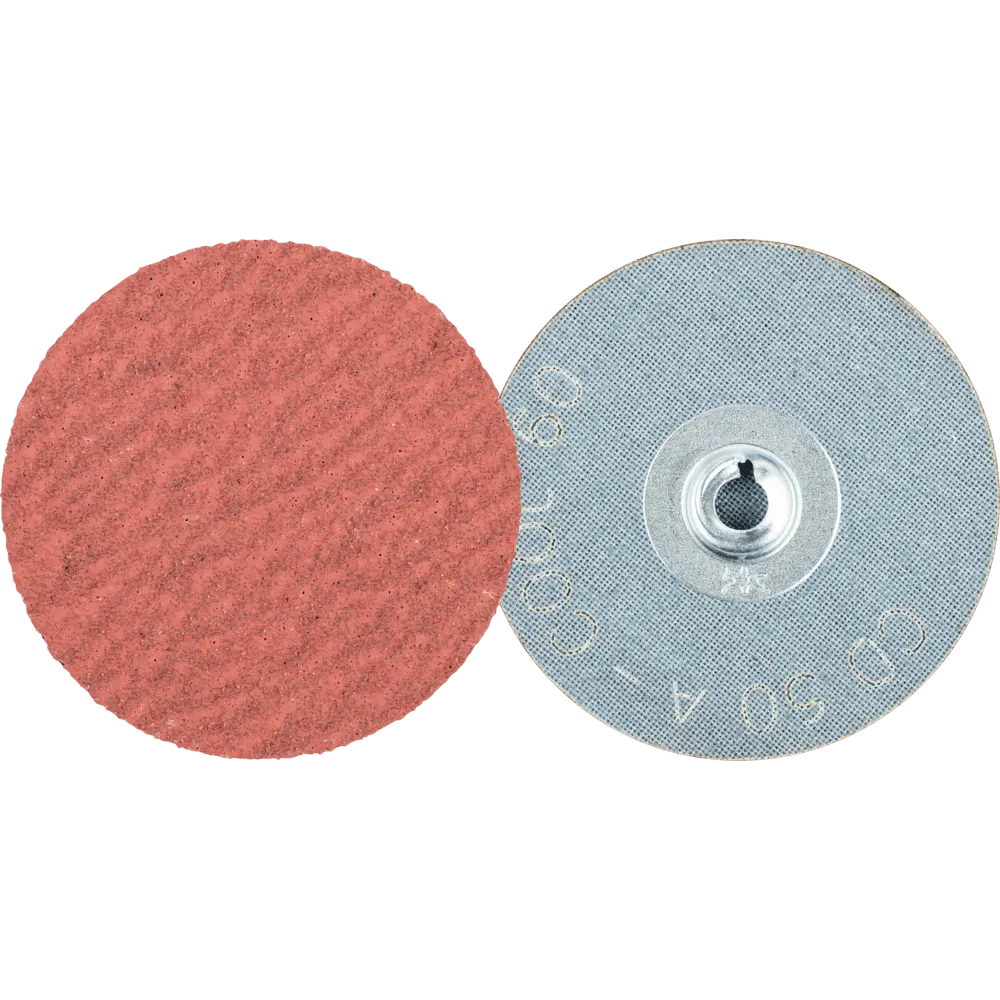 Produktfoto 1 von PFERD TOOLS COMBIDISC Korund Schleifblatt CD Ø 50mm A60 COOL für Edelstahl, 100 Stk.
