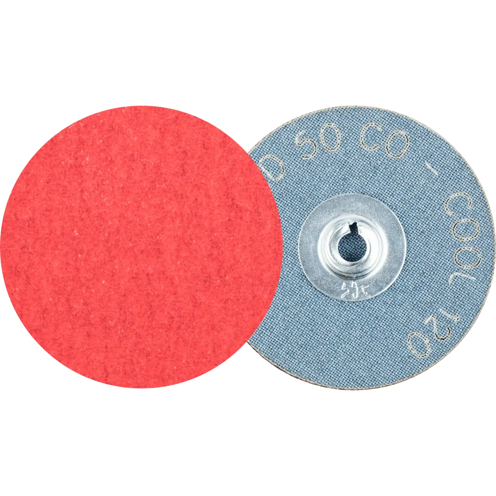 Produktfoto 1 von PFERD TOOLS COMBIDISC Keramikkorn Schleifblatt CD Ø 50mm CO-COOL120 für Stahl und Edelstahl, 100 Stk.