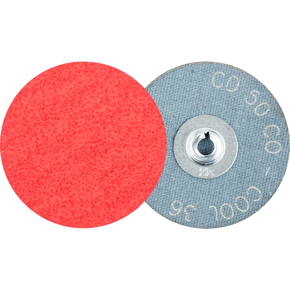 Produktfoto 1 von PFERD TOOLS COMBIDISC Keramikkorn Schleifblatt CD Ø 50mm CO-COOL36 für Stahl und Edelstahl, 100 Stk.
