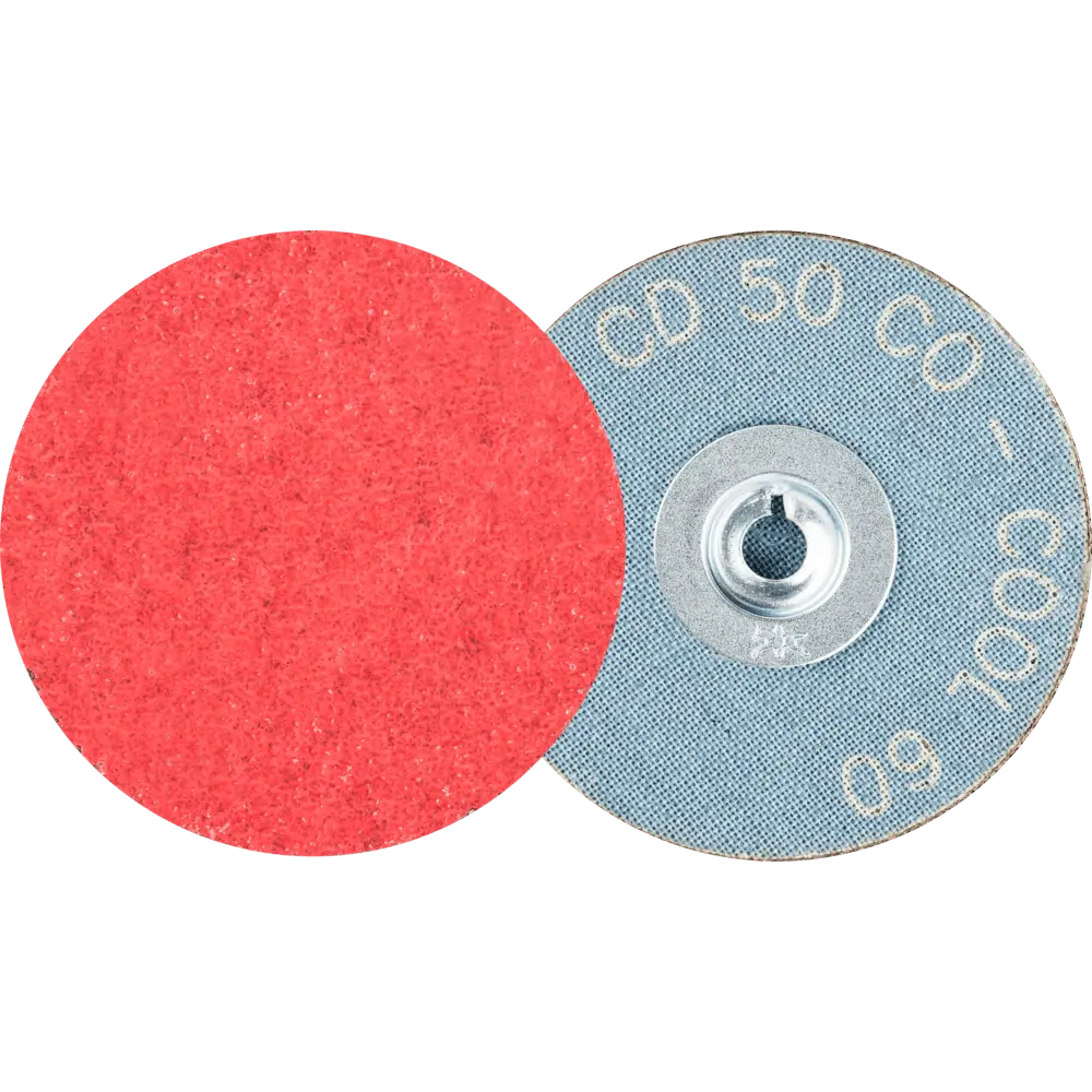 Produktfoto 1 von PFERD TOOLS COMBIDISC Keramikkorn Schleifblatt CD Ø 50mm CO-COOL60 für Stahl und Edelstahl, 100 Stk.