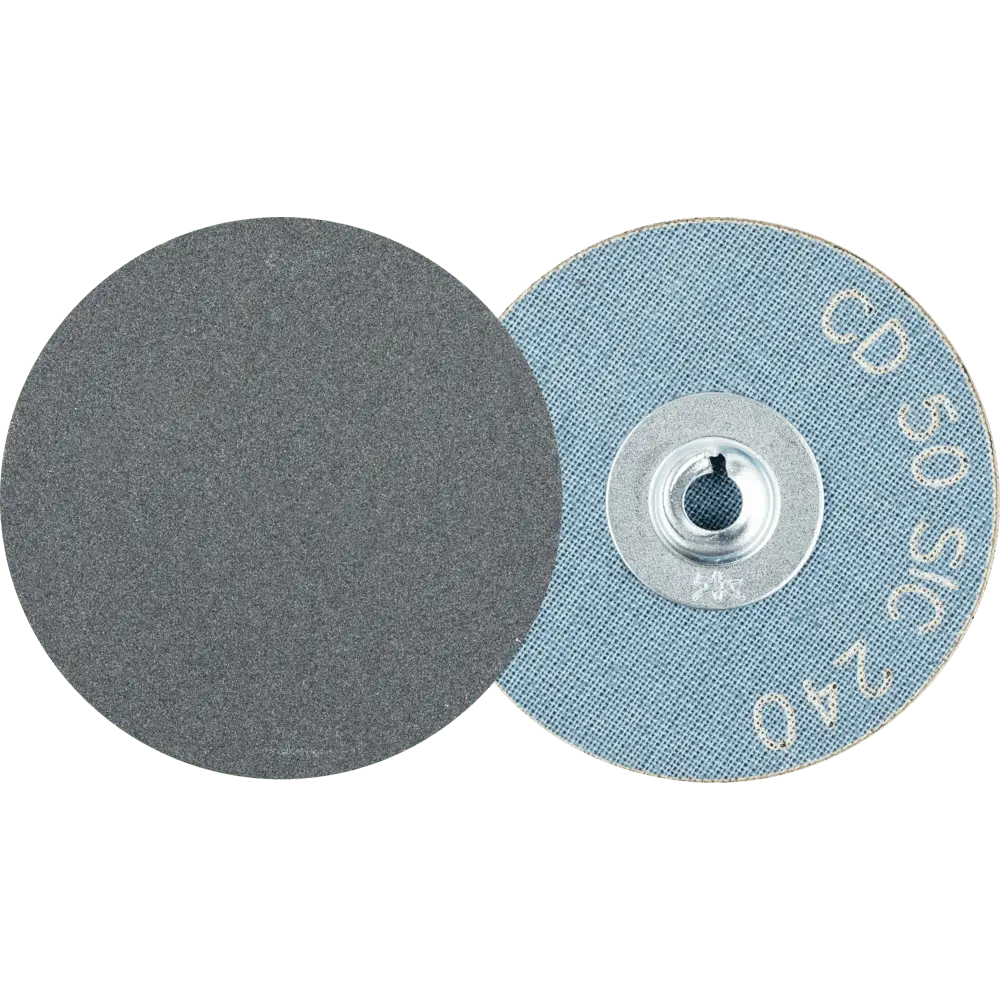 Produktfoto 1 von PFERD TOOLS COMBIDISC SIC Schleifblatt CD Ø 50mm SIC240 für harte NE Metalle, 100 Stk.