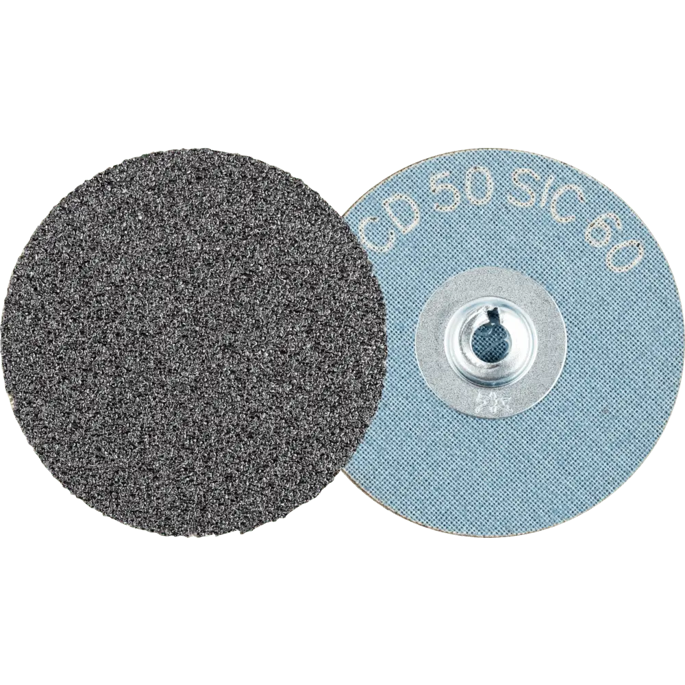 Produktfoto 1 von PFERD TOOLS COMBIDISC SIC Schleifblatt CD Ø 50mm SIC60 für harte NE Metalle, 100 Stk.