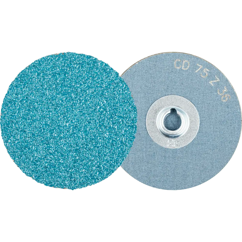 Produktfoto 1 von PFERD TOOLS COMBIDISC Zirkon Schleifblatt CD Ø 75 mm Z36 für gehärteten Stahl, 50 Stk.