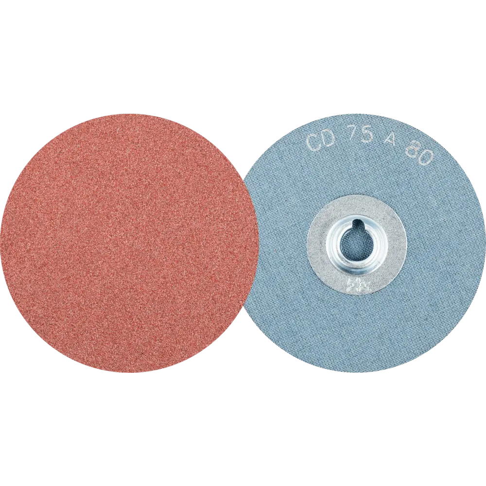 Produktfoto 1 von PFERD TOOLS COMBIDISC Korund Schleifblatt CD Ø 75 mm A80 für universelle Anwendungen, 50 Stk.