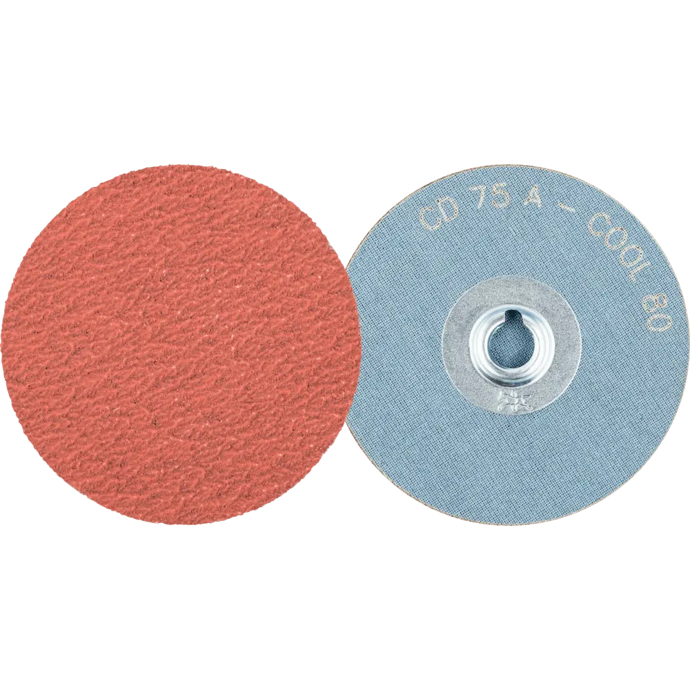 Produktfoto 1 von PFERD TOOLS COMBIDISC Korund Schleifblatt CD Ø 75 mm A80 COOL für Edelstahl, 50 Stk.
