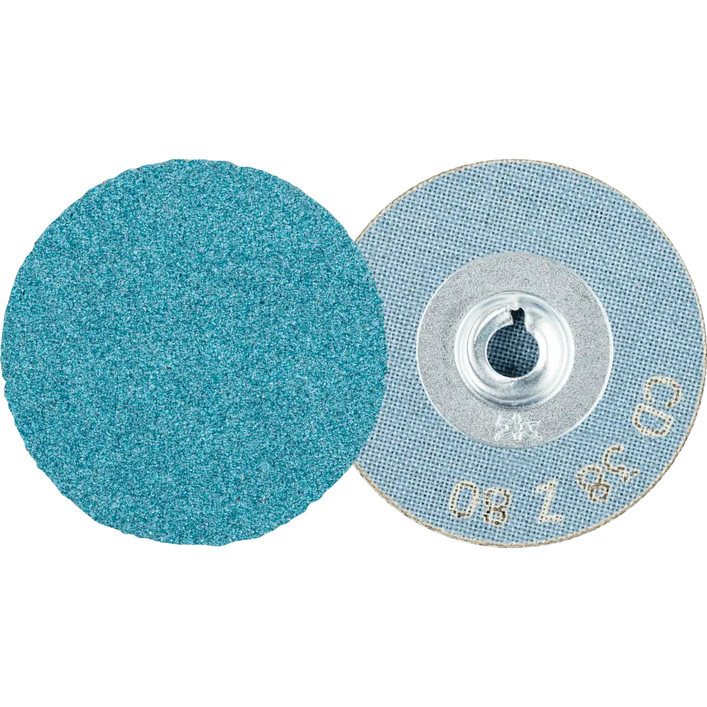 Produktfoto 1 von PFERD TOOLS COMBIDISC Zirkon Schleifblatt CD Ø 38 mm Z80 für gehärteten Stahl, 100 Stk.