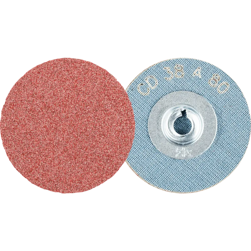 Produktfoto 1 von PFERD TOOLS COMBIDISC Korund Schleifblatt CD Ø 38 mm A80 für universelle Anwendungen, 100 Stk.