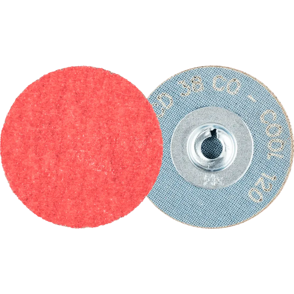Produktfoto 1 von PFERD TOOLS COMBIDISC Keramikkorn Schleifblatt CD Ø 38 mm CO-COOL120 für Stahl und Edelstahl, 100 Stk.