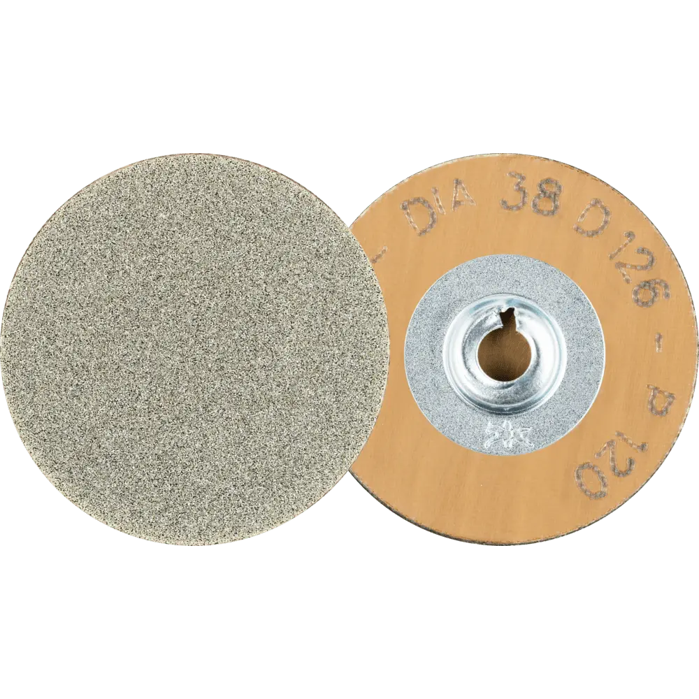 Produktfoto 1 von PFERD TOOLS COMBIDISC Diamant Schleifblatt CD Ø 38 mm D126/P 120 für Titan, Glas, GFK und Stein, 10 Stk.